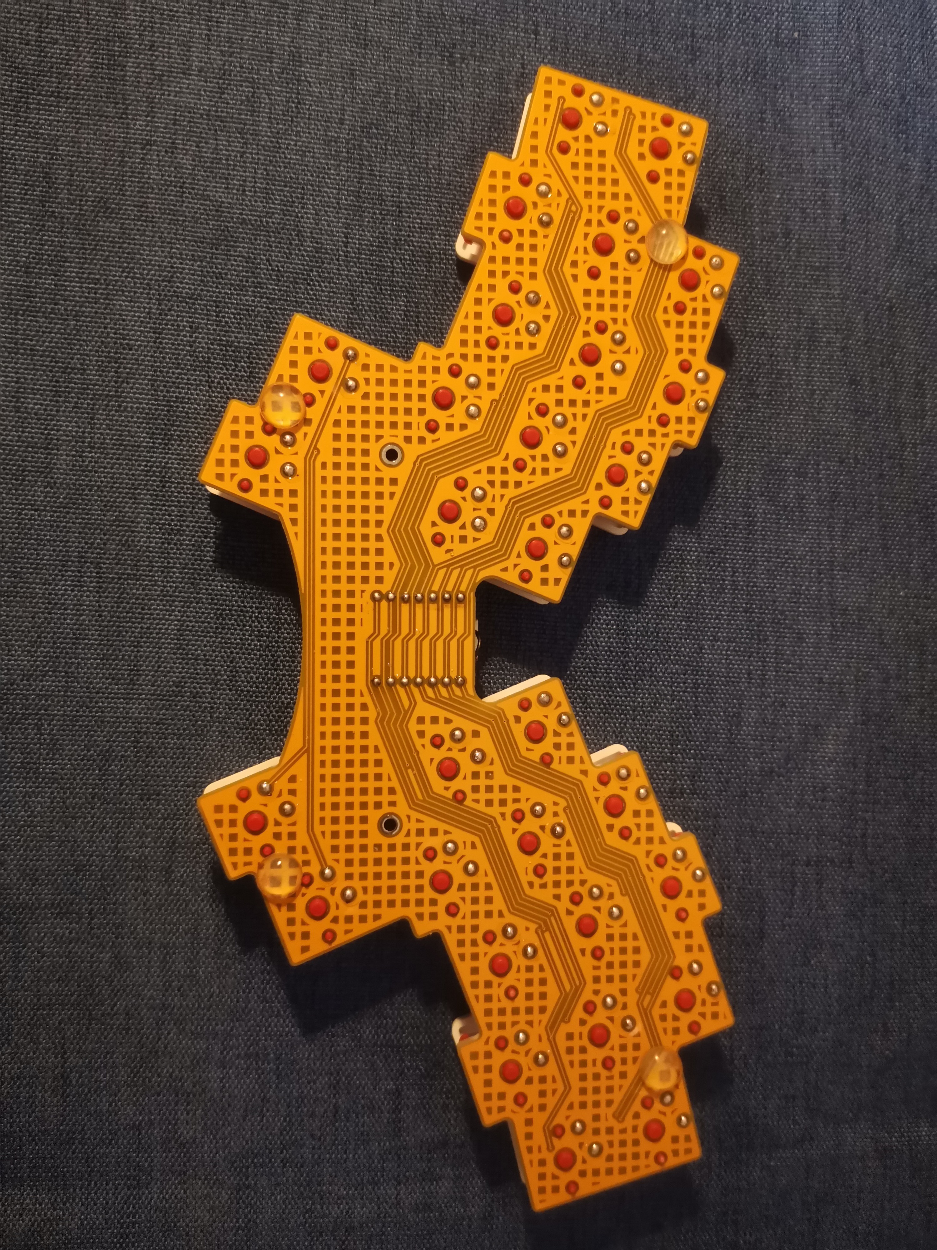 Hummingbird keyboard PCB front