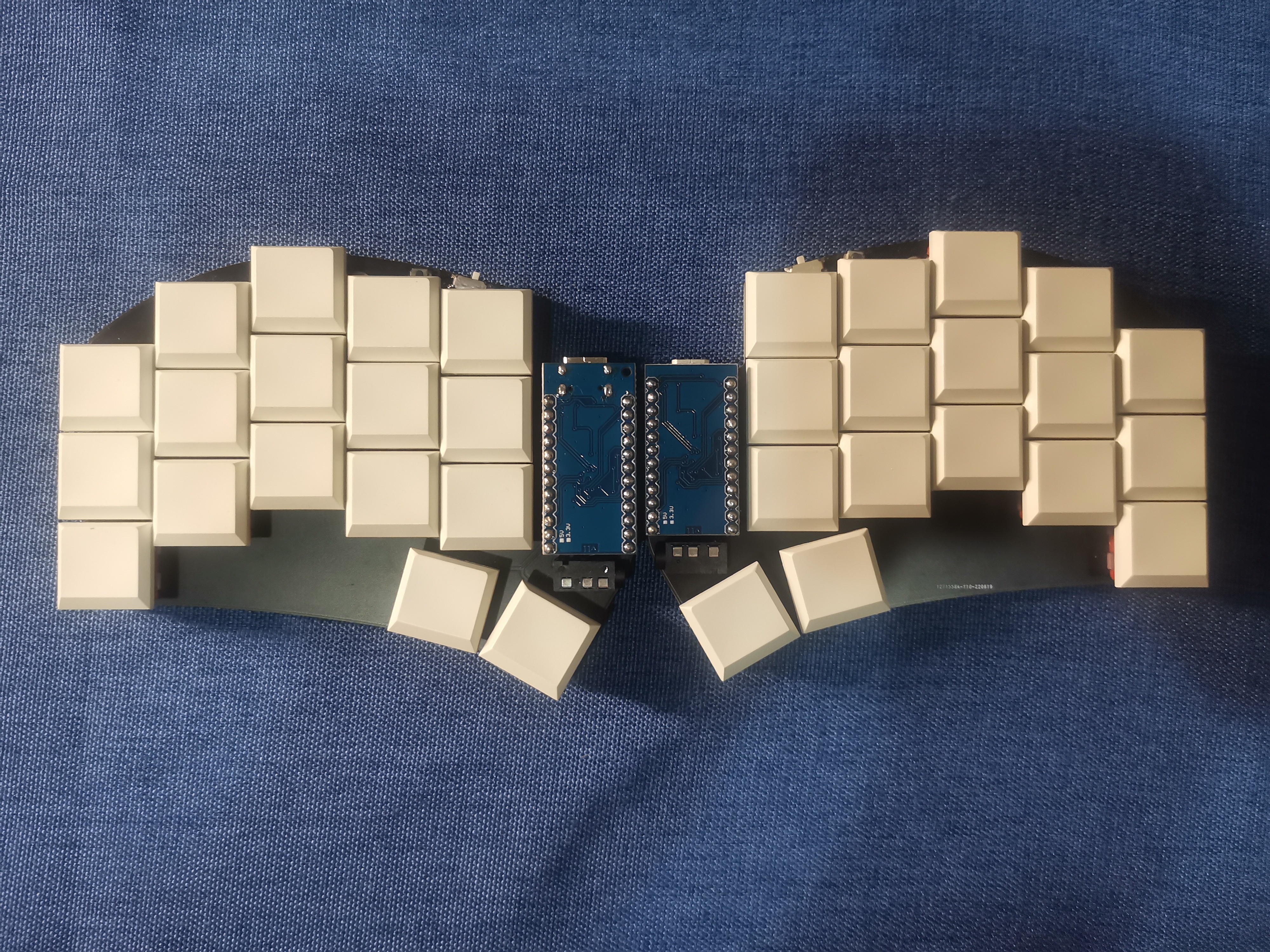 Sweep keyboard single half